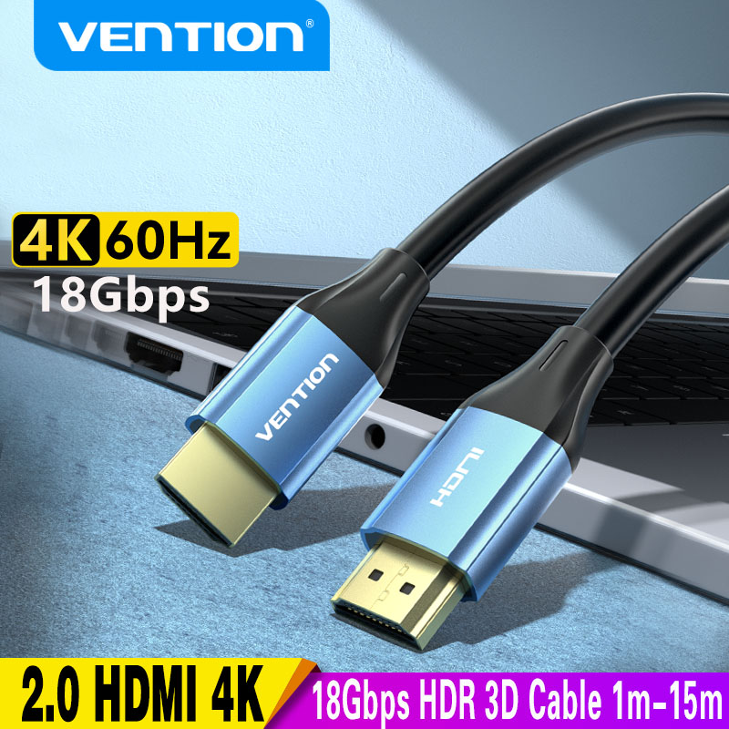 Hdmi Cable 2.1 - Vention cabo hdmi 4k 2.0 cabo