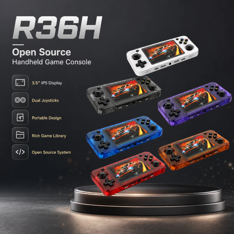 Gaming Console Years - Consoles de jogos portáteis R36h, tela