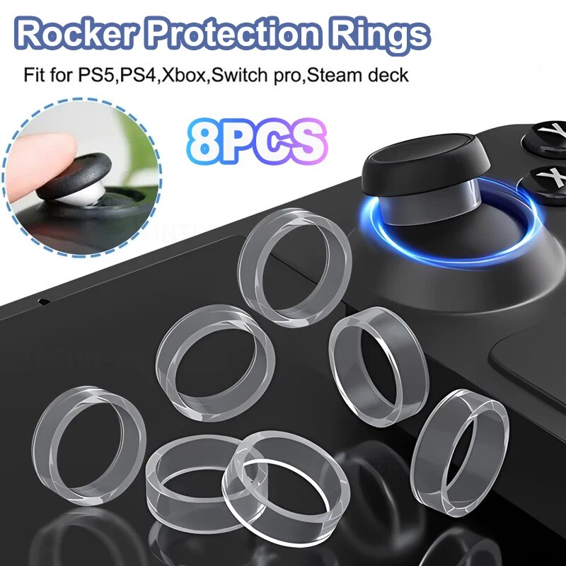 Gaming Console Steam Deck - 8 pçs anel capa elástica protetora