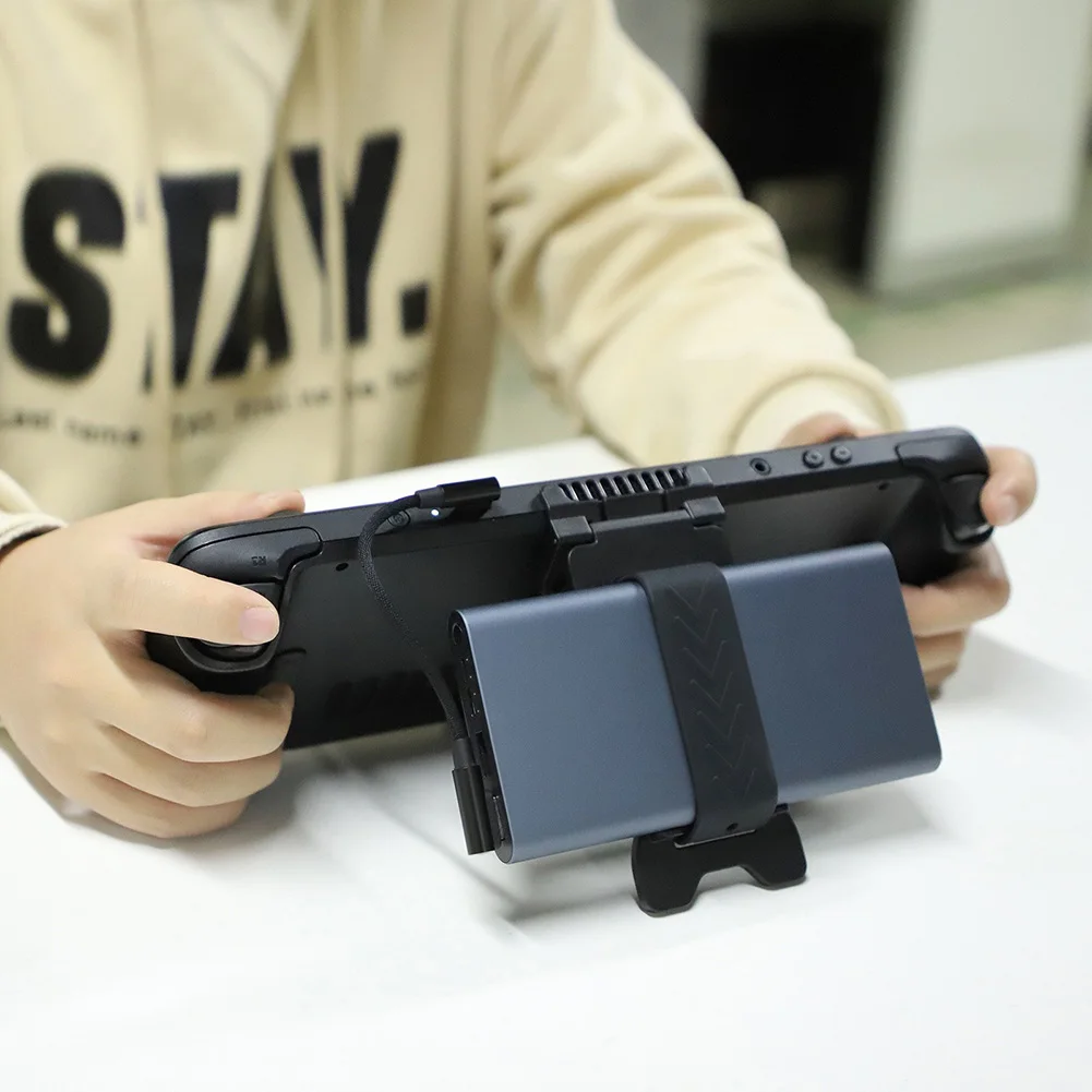 Gaming Console Steam Deck - Suporte para Power Bank para Console