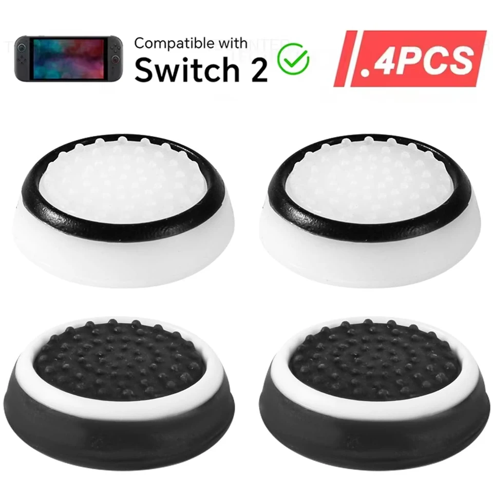 Gaming Console Steam Deck - 2/4 pçs silicone polegar joystick grip
