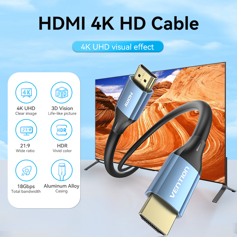 Vention cabo hdmi 4k 2.0 cabo  - Hdmi Cable 2.1 avaliação e preço
