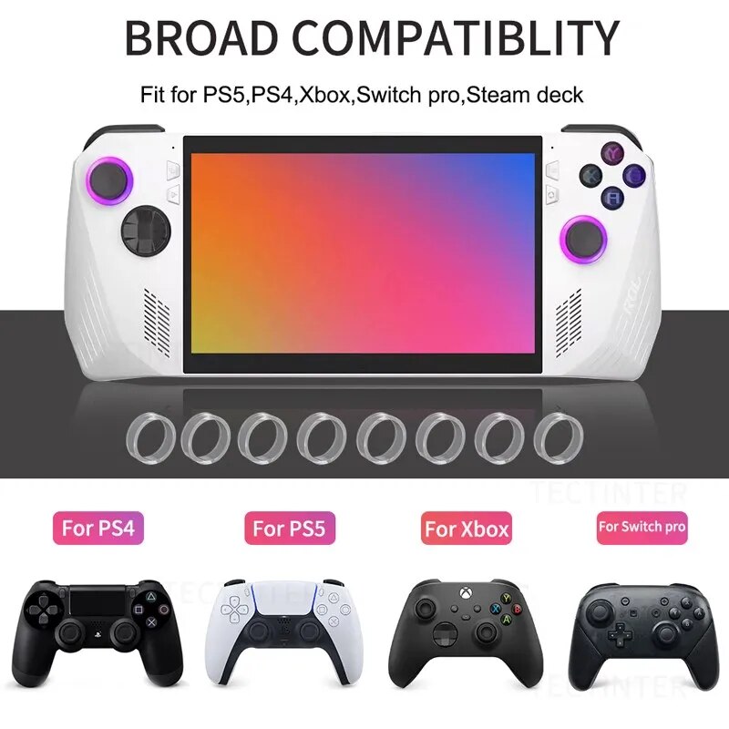 8 pçs anel capa elástica prote - Gaming Console Steam Deck avaliação e preço