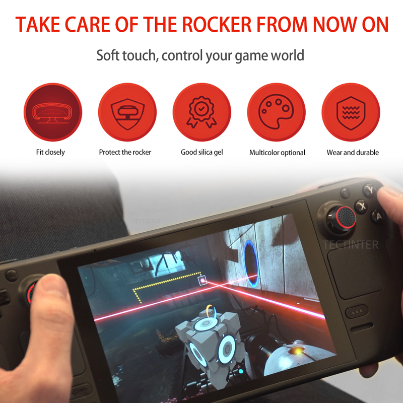 2/4 pçs silicone polegar joyst - Gaming Console Steam Deck avaliação e preço