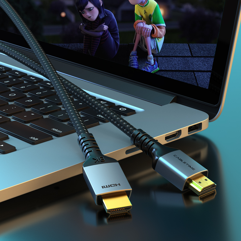 Cabletime hdmi2.1 cabo ultra a - Hdmi Cable 2.1 avaliação e preço